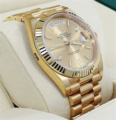 rolex day date 40 pre owned|rolex day date president 40mm.